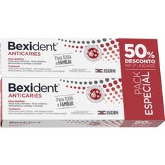 Isdin Bexident Anticaries Dentífrico 2x75ml