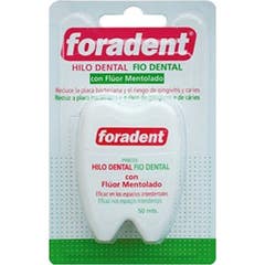 Foradent soie interdentaire avec fluorure 50m