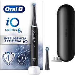 Oral-B Kit Io 6S Brosse Dents Noir + 2 Refill