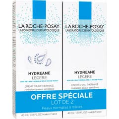 La Roche Posay Hydréane Légère Peaux Sensibles 40ml lot de 2