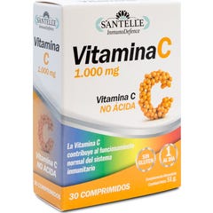 Santelle Vitamina C No Ácida 30comp