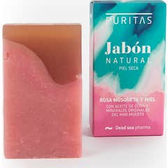 Puritas Savon naturel au miel de rose musquée 100g