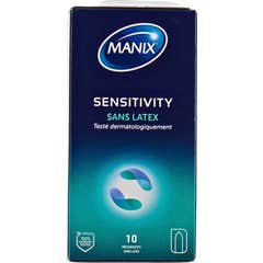 Manix Sensitivity Préservatifs lubrifiés sans latex 10 unités