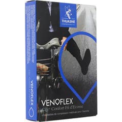 Thuasne Venoflex 2 Bas City Confort Écosse Bleu Navy N2 1 Paire