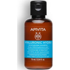 Apivita Hyaluronic Hydra Shampooing Hydratant Miel & Acide Hyaluronique 75ml