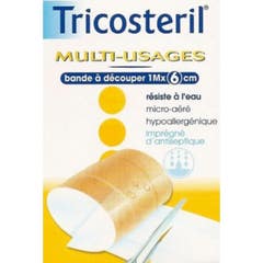 Tricosteril Multi-Usages Bande Pansement à Découper 1mx6cm