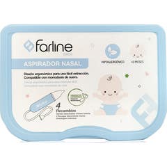 Farline Aspirateur nasal + 4 recharges 1 unité