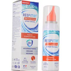 Respimer Spray nasal décongestionnant forte 3 en 1 100 ml
