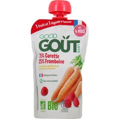 Good Goût Purée Carotte Framboise Bio 4 Mois 120 g