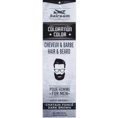 Hairgum Coloration Barbe et Cheveux 3 Châtain Foncé 60 g