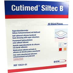 Cutimed Siltec B Pans 7X10Cm 10