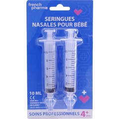 French Pharma Seringue de lavage nasal 2x10 ml