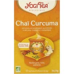 Yogi Tea Chaï Curcuma Bio 17 sachets