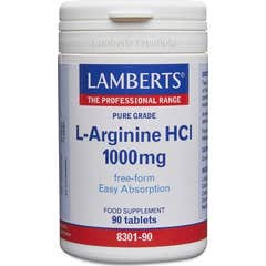 Lamberts L-arginine Hci 1000mg 90 Comprimés