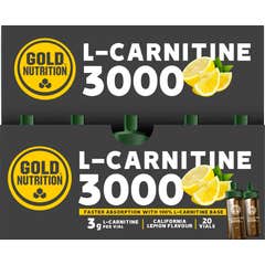 Gold Nutrition L-Carnitine 3000 mg 20 Flacons