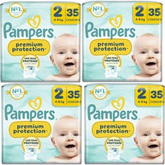 Pampers Premium Protection Taille 2 4-8kg 4x35 uts