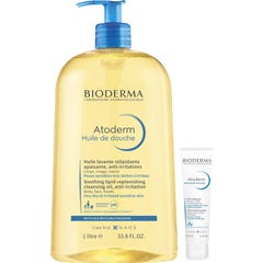 Bioderma Pack Atoderm Huile de Douche 1000ml + Atoderm Intensive Baume 45ml