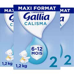 Gallia Calisma Pack Lait en Poudre 2 6-12M 3x1.2 kg