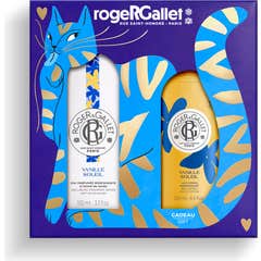 Roger & Gallet Coffret Eau Parfumée Bien-être Vanille Soleil 100ml + Lait Corporel