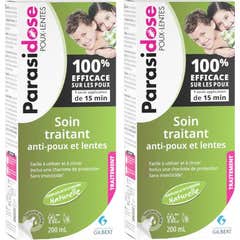 Parasidose Pack Soin Traitant Anti-Poux et Lentes 2x200ml