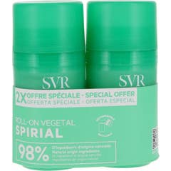 SVR Spirial Déodorant 24h Végétal Roll-On 2x50ml