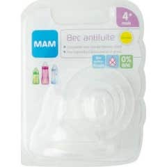 MAM Bec Antifuite Silicone lot de 2