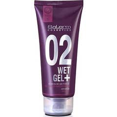 Salerm Wet Gel+ Gel coiffant pour effet mouillé à tenue moyenne 200ml