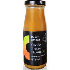 Casa Amella Jus de pêche et de raisin biologique sans gluten 250ml