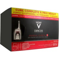 Vichy dercos Aminexil clinical 5 Homme Cure Complète 42 doses 6mL