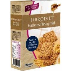 Dietisa Fibrodiet Biscuits Fibres au miel 400g