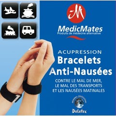 MedicMates Bracelet Anti-Nausées 1 Unité
