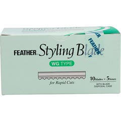 Feather Styling Blade Wg-Type Hojilla Afeitar 50uds