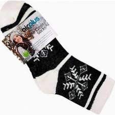 Airplus Chaussette Cabin Flocon Noir 1 Paire