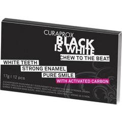 Curaprox Black Is White Chicle 12uds