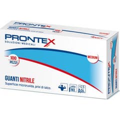 Prontex Gants Nitrile Pic Sans Poudre Saf 100uts