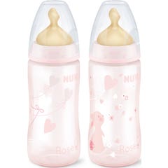 Nuk™ biberón First Choice tetina látex orificio M talla 1 300ml 1ud 1ud