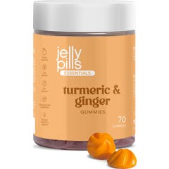 Jelly Pills® Essentials Turmeric & Ginger 70 Gummies