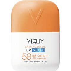 Vichy Capital Soleil Uv Aqua Fluide Hydratante Invisible 50 ml