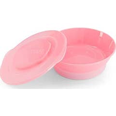 Assiette à gâteau Twistshake rose +6 mois 1pc