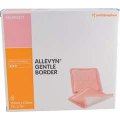 Allevyn Gentle Border Pansement 17,5x17,5cm 10uts