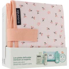 Suavinex Set Baby Care Coffret Naissance Bird Rose