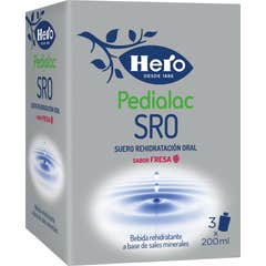 Hero Pedialac SRO Sérum de réhydratation orale Fraise 3x200ml