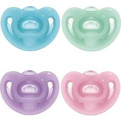 Sucette en silicone Nuk Sensitive 6 - 18M 2 pièces