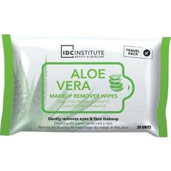 IDC Institute Lingettes démaquillantes à l’aloe vera 20 unités