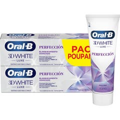 Oral-B 3D White Luxe Advanced Perfection Dentifrice 2x75ml