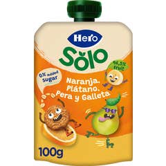Hero Solo Orange Banane Poire et Biscuit 100 g