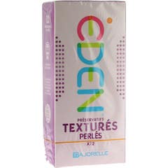 Eden Préservatifs Masculins Texturés Perlés 12 uts