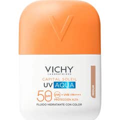 Vichy Capital Soleil Uv Aqua Fluide Hydratant Spf50 Médium 50 ml