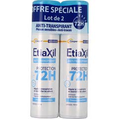Etiaxil Déodorant antitranspirant peaux sensibles 2x150 ml