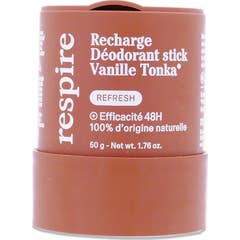 Respire Déodorant Vanille Tonka Stick Recharge 50 g